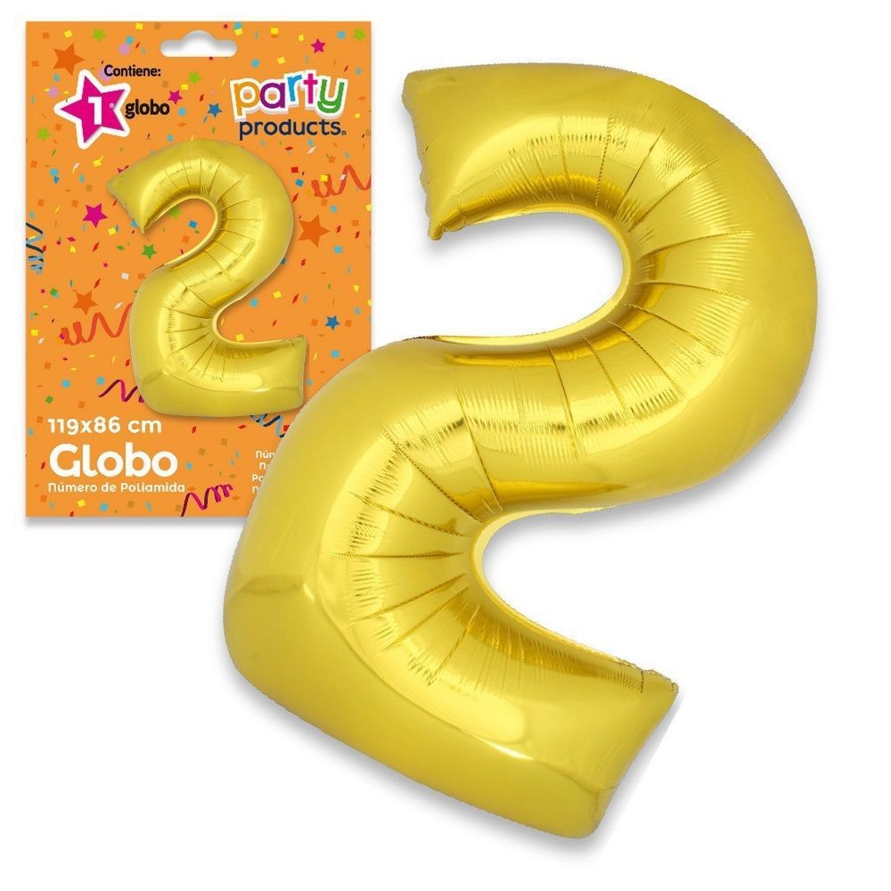 GLOBO POLIAMIDA 2 ORO