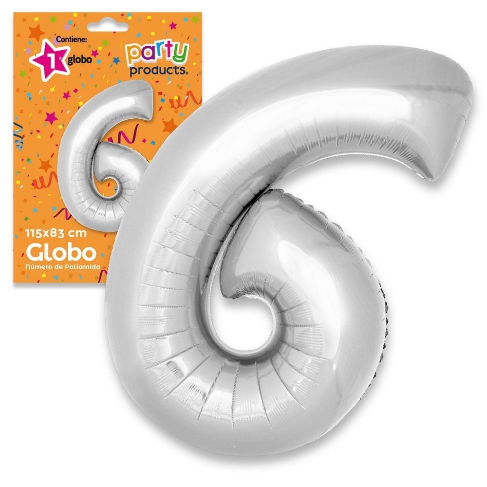 POLYAMIDE BALLOON 6 SILVER