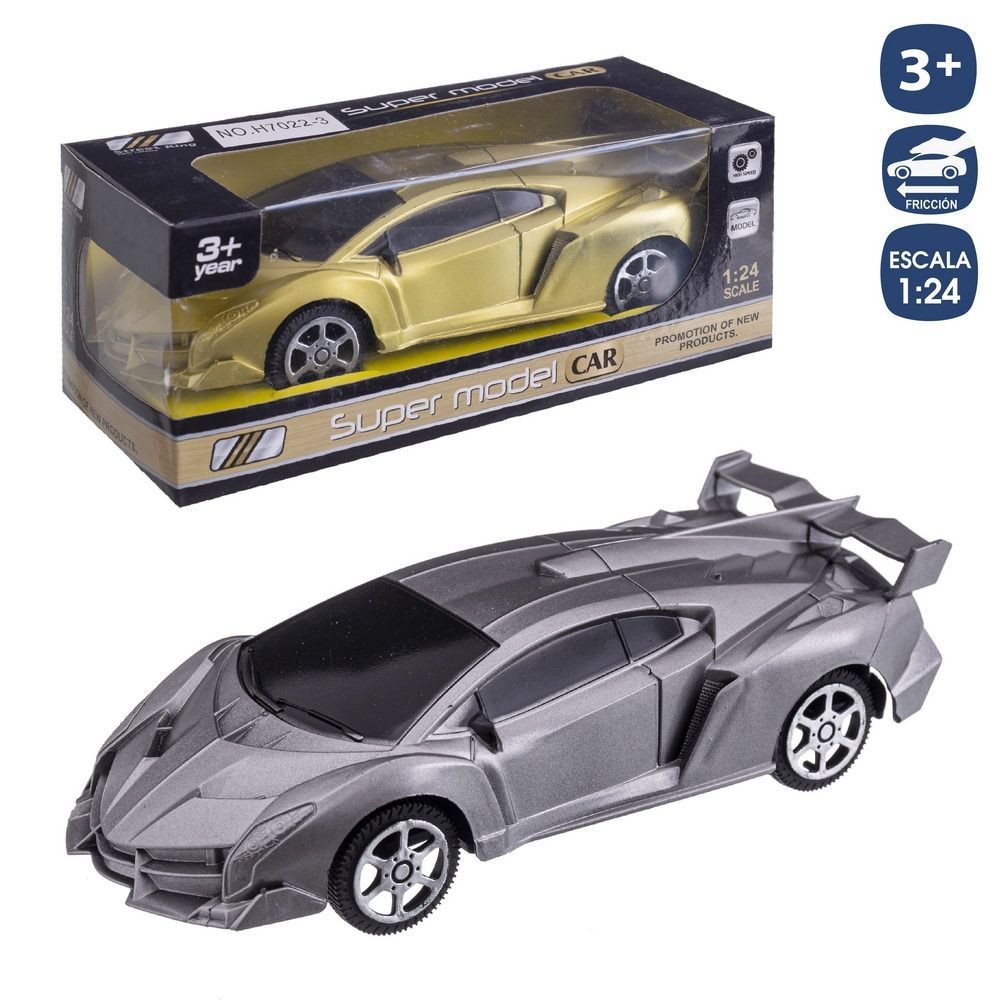 COCHE DEPORTIVO ORO-PLATA