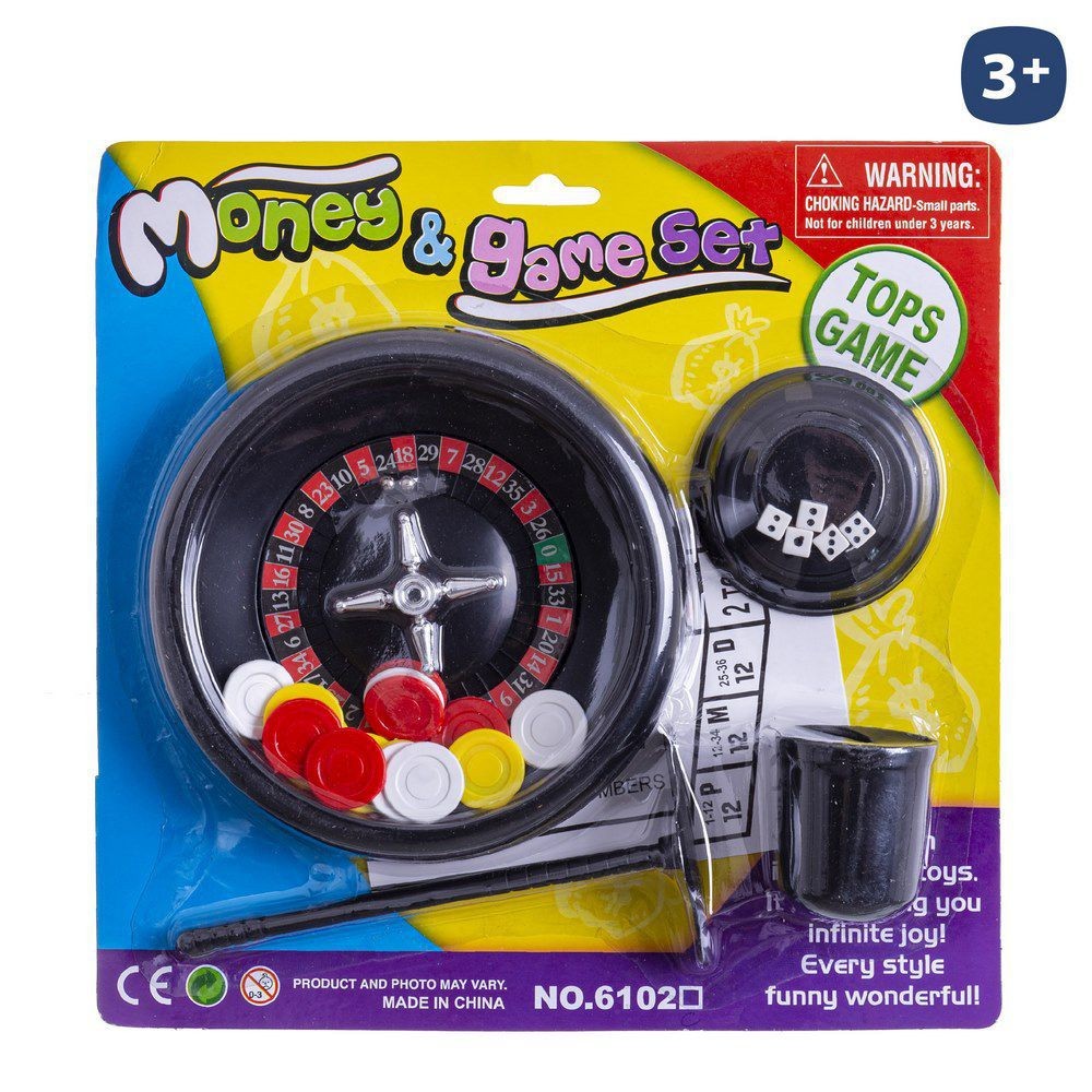 ROULETTE W / CHIPS 15CM