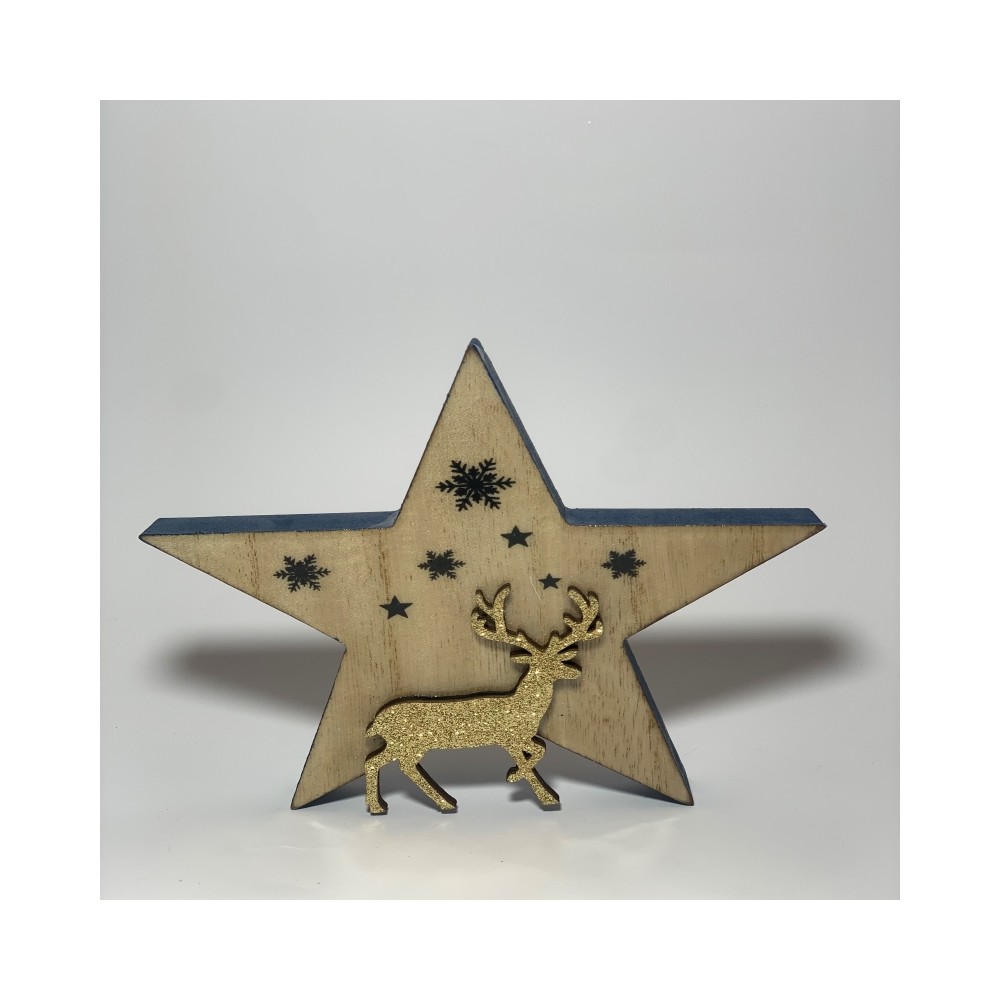 Taco star with reindeer