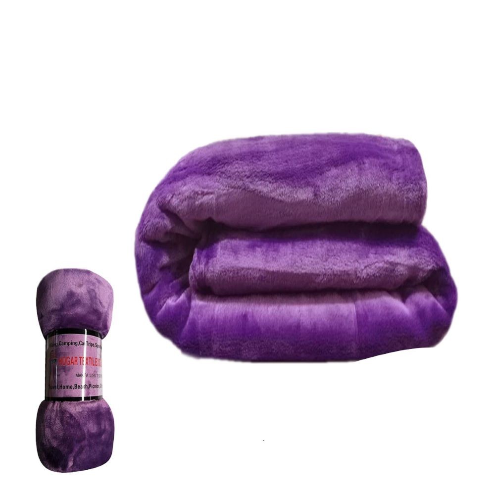 PURPLE BLANKET 220X240CM