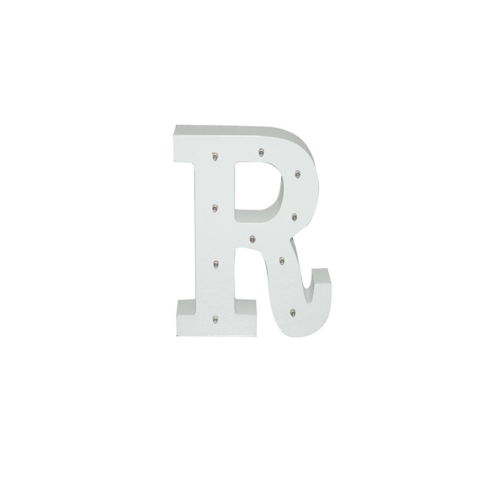 LETTER R W/LEDS