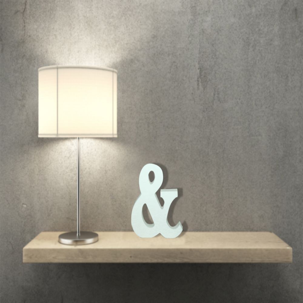 WHITE WOOD LETTER - & -