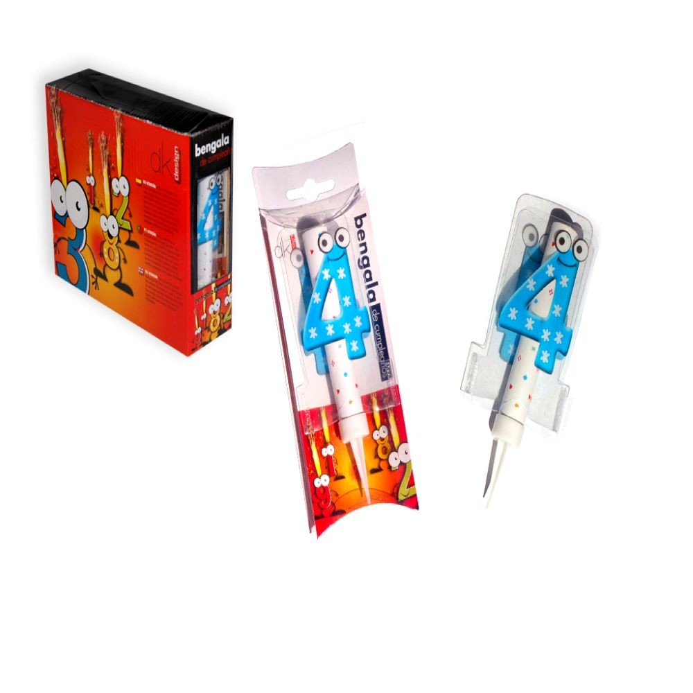 NUMBER 4 BIRTHDAY BENGAL