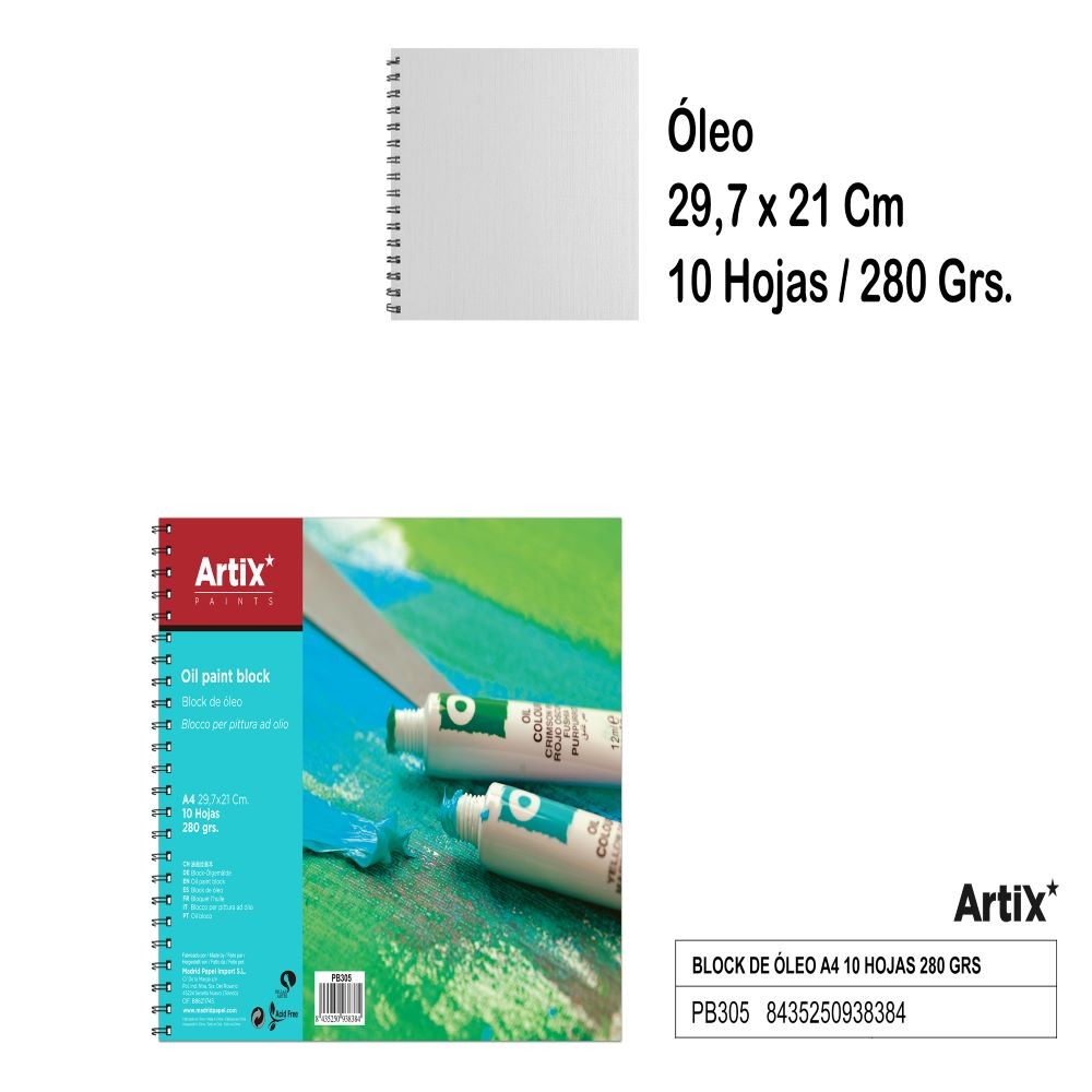 OIL BLOCK 10 SHEETS A4