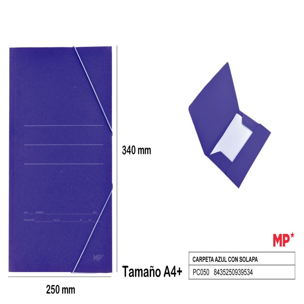 CARPETA AZUL A4