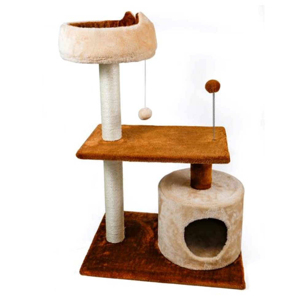 Cat tree orange/black