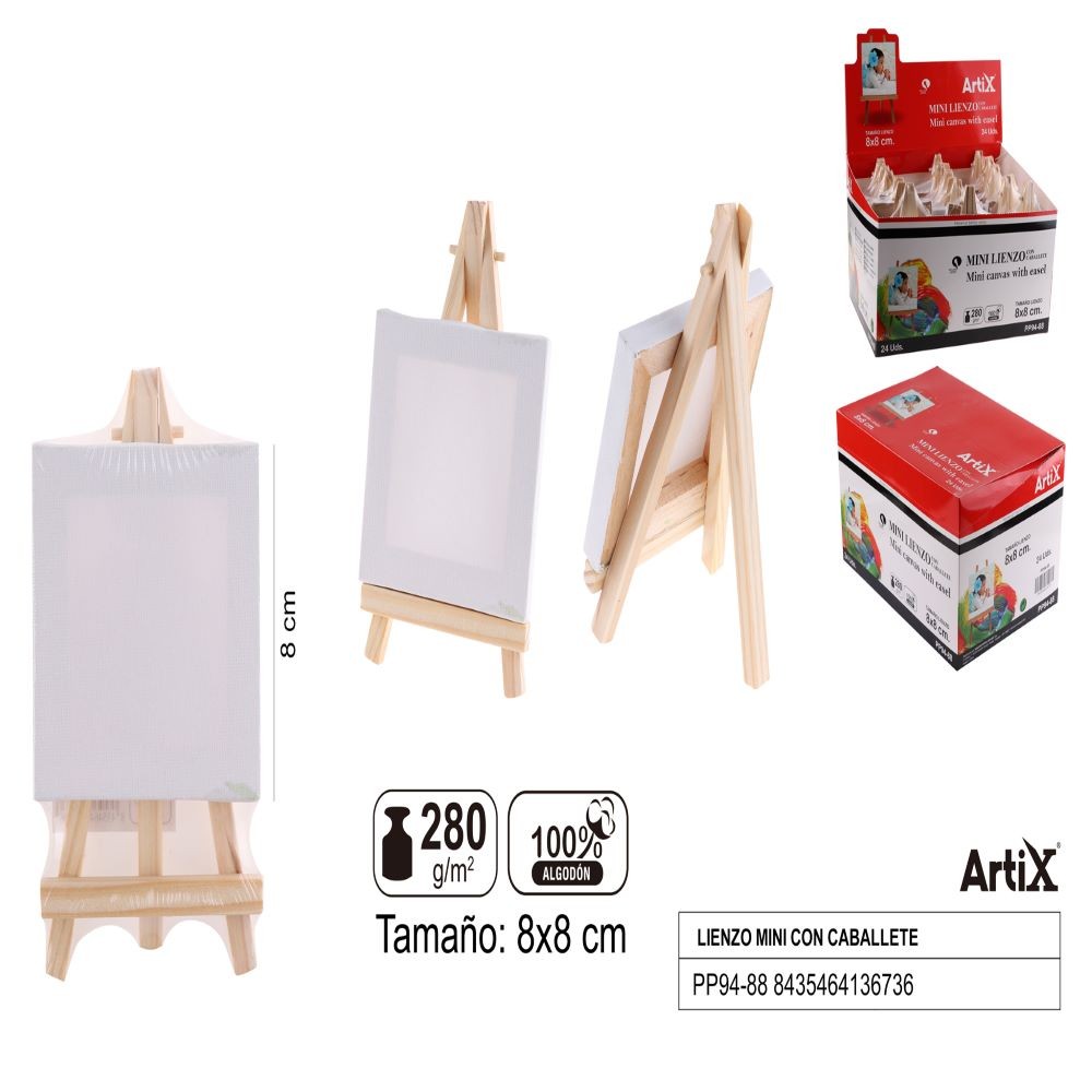 MINI CANVAS W / STAND 8