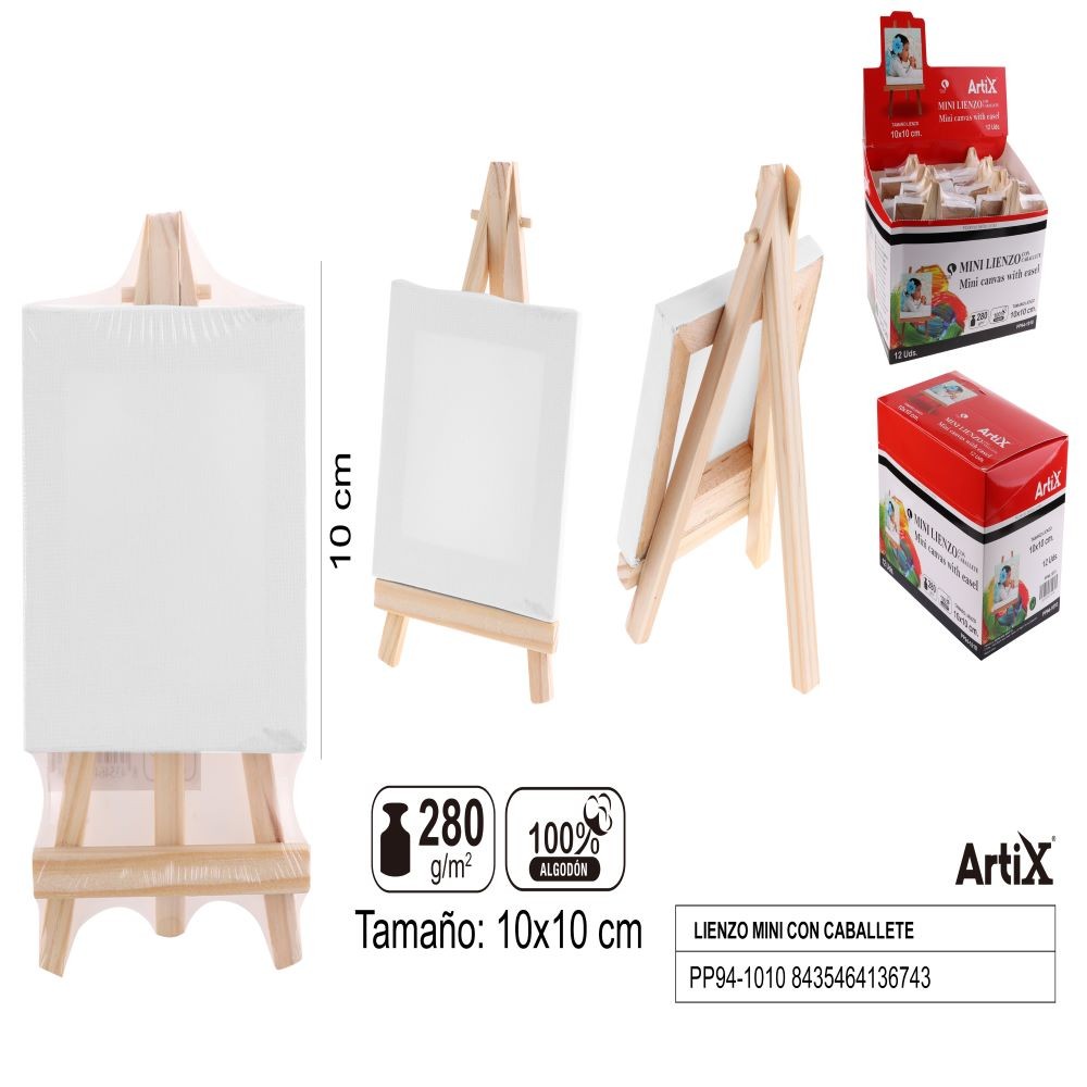 MINI CANVAS W / STAND 10