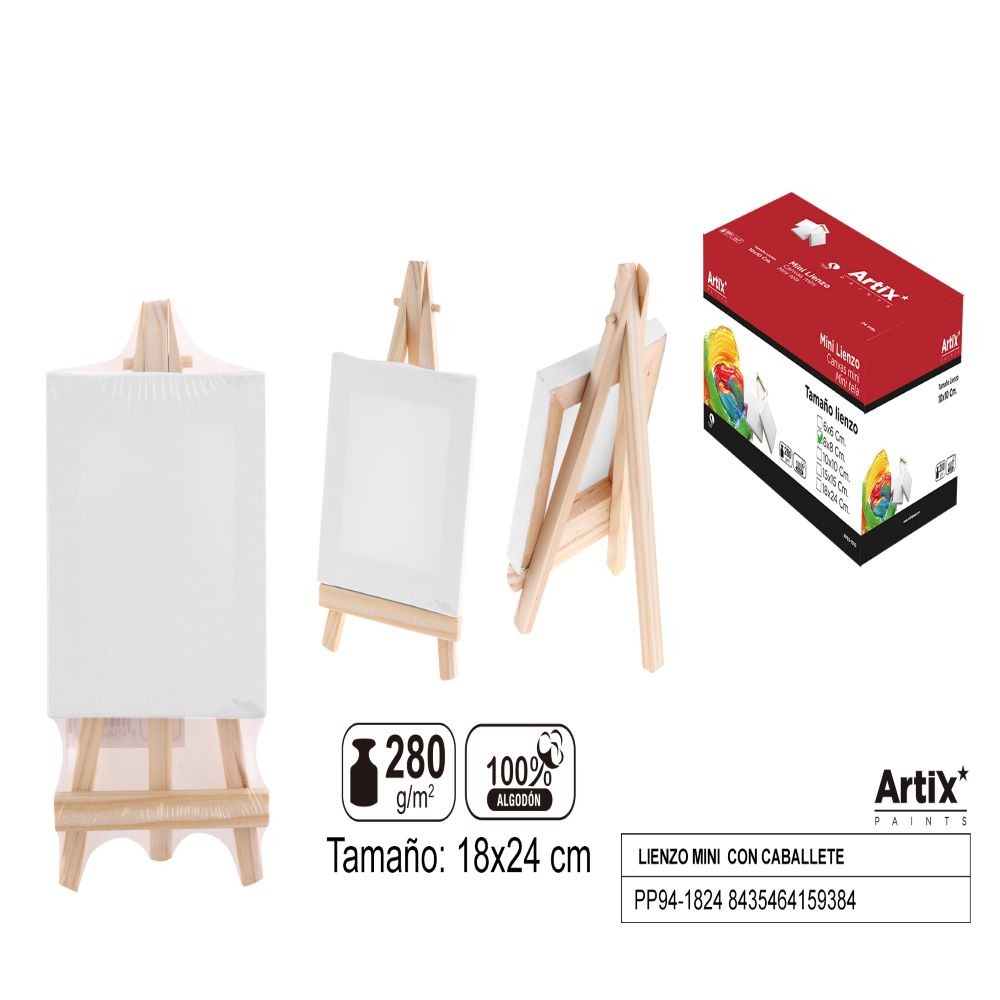MINI CANVAS W / STAND 18