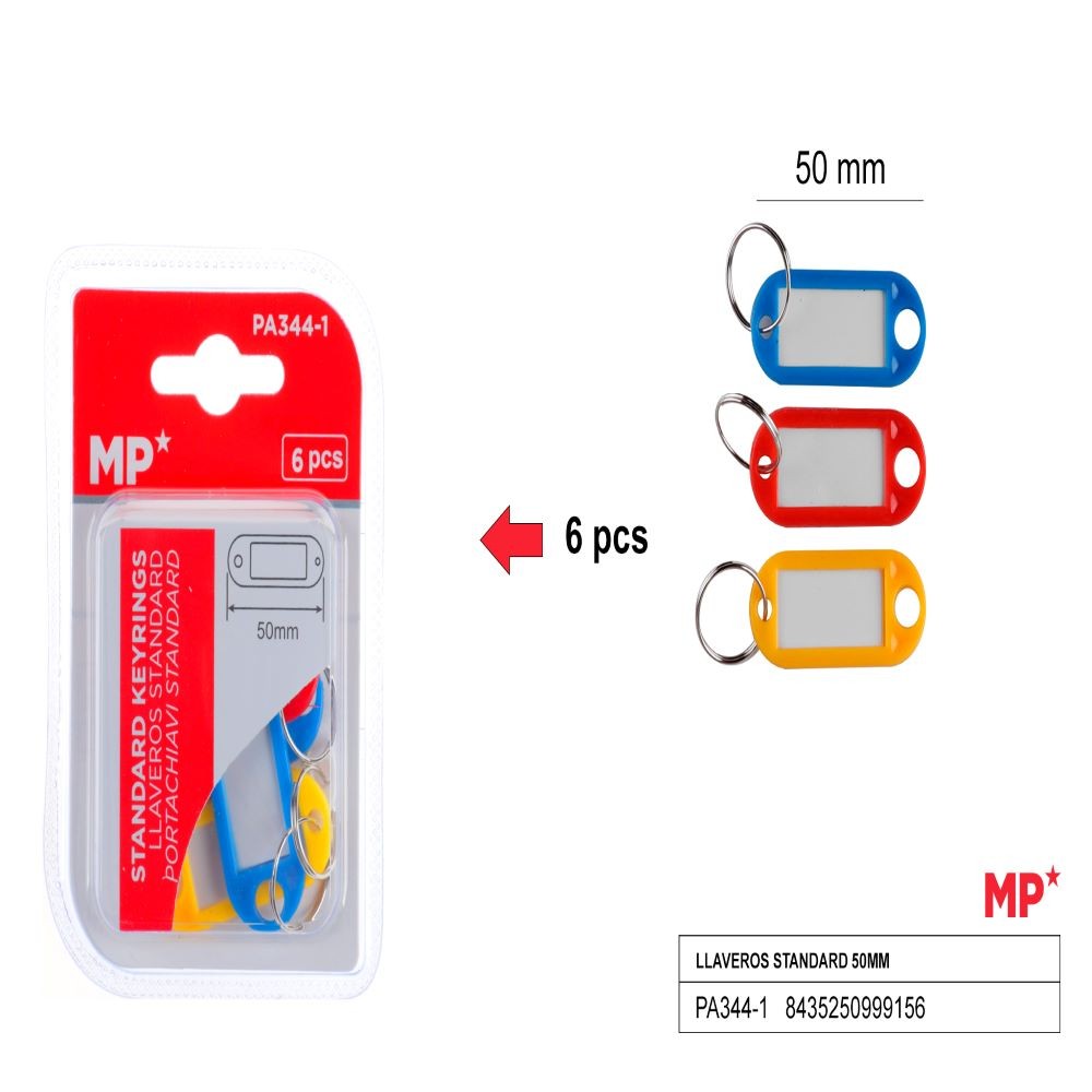 KEYCHAINS STANDARD 50MM