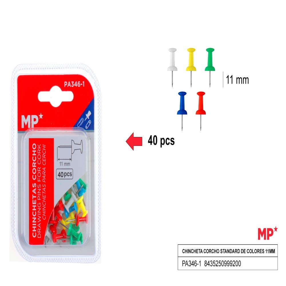 CHINCHETA CORCHO COLORES