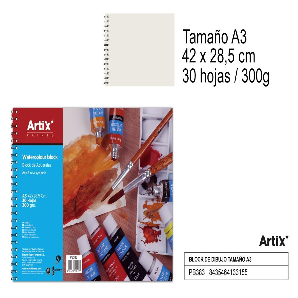 BLOCK DIBUJO A3