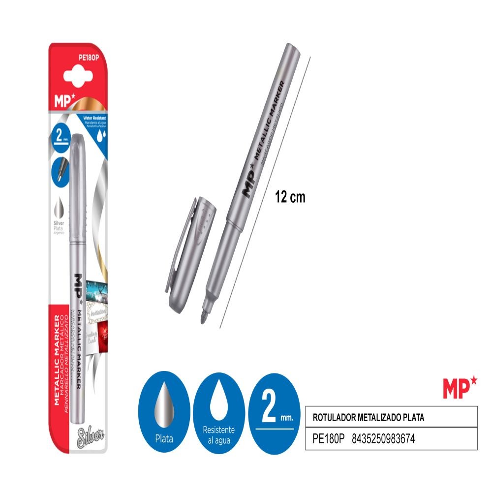 ROTULADOR METALIZADO/PLATA
