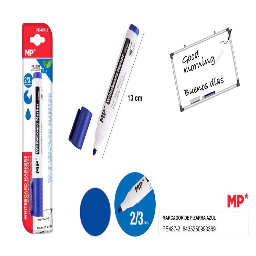 MARCADOR PIZARRA/ AZUL