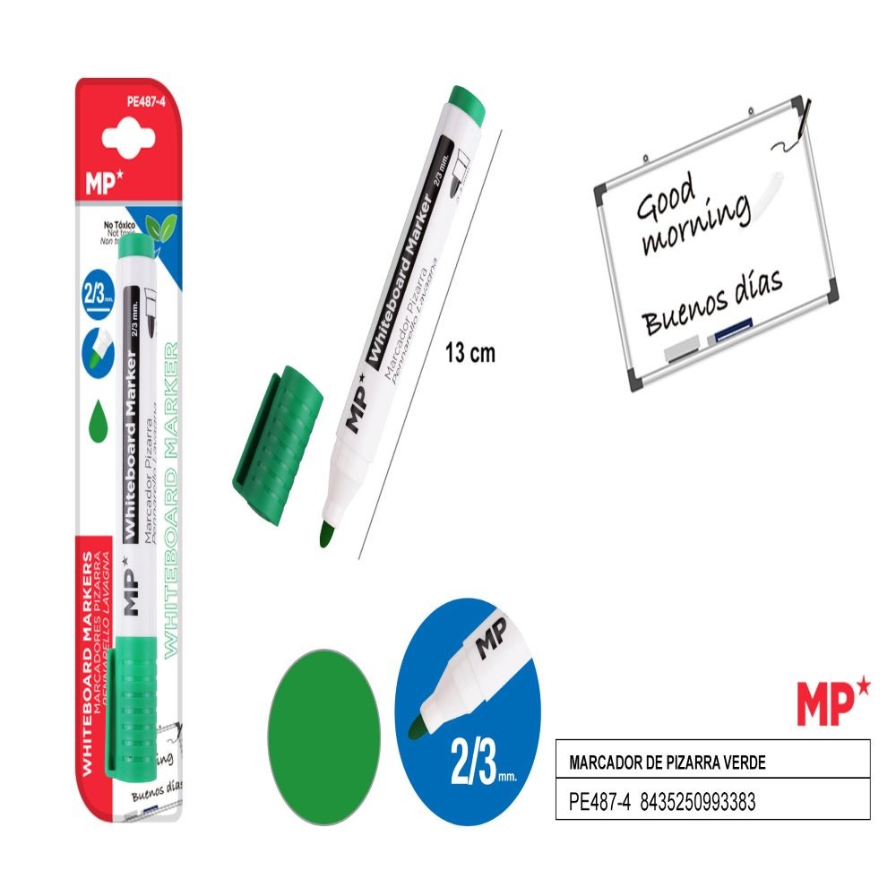 MARCADOR PIZARRA/ VERDE