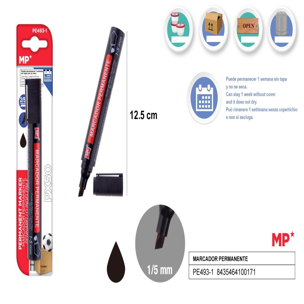 MARCADOR PERMANENTE 1/5