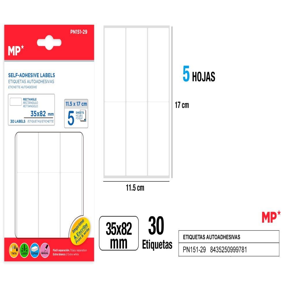 SELF-ADHESIVE LABELS 30