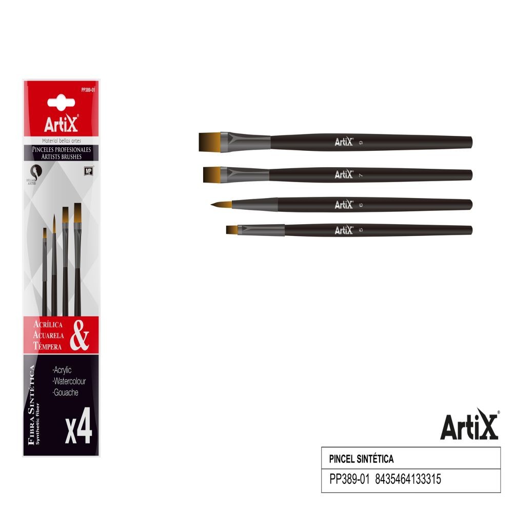PINCELES CORTO SINTÉTICO