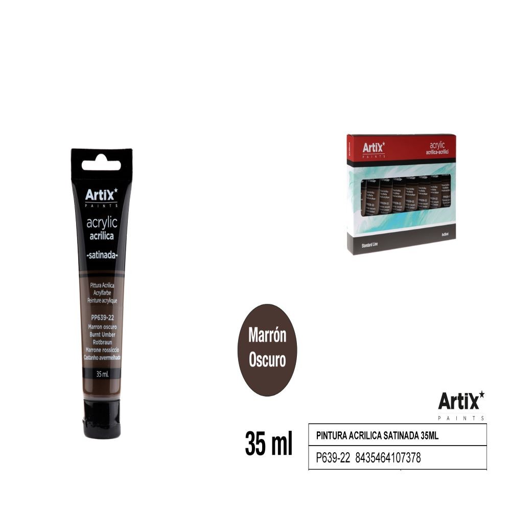 ACRYLIC DARK BROWN- 35ML