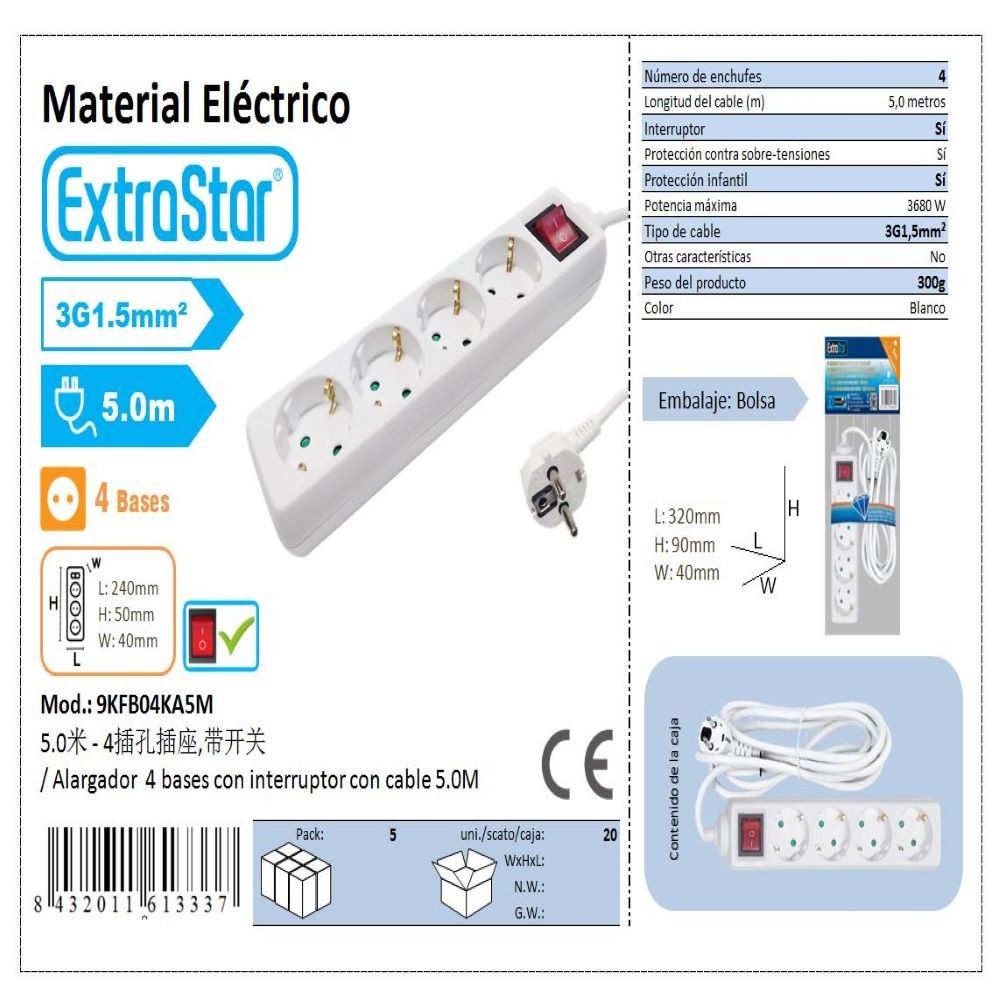 EXTENSION 4B C / INTER. 5M