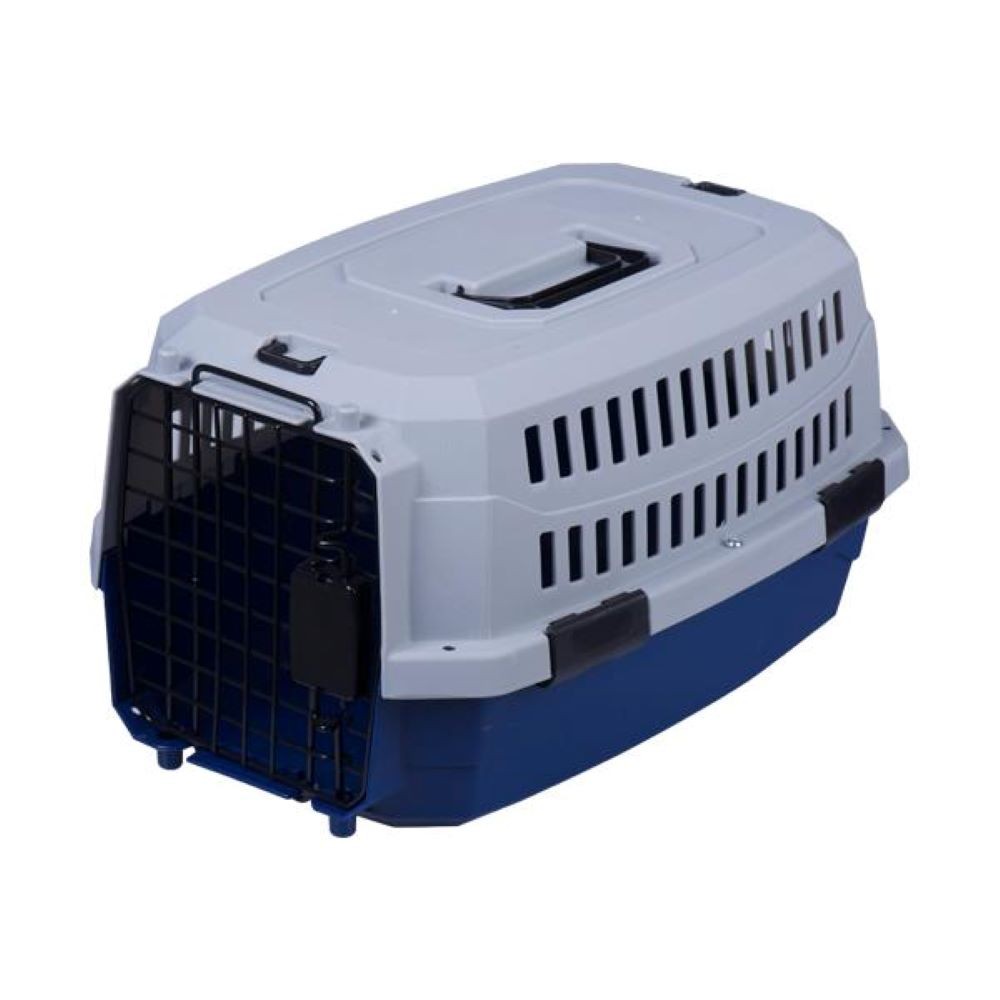 GRAY / BLUE pet carrier S