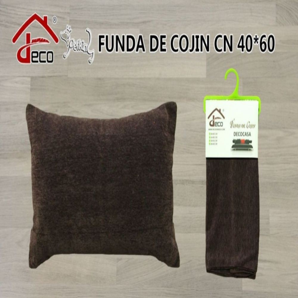 CUSHION COVER-BROWN 40X60