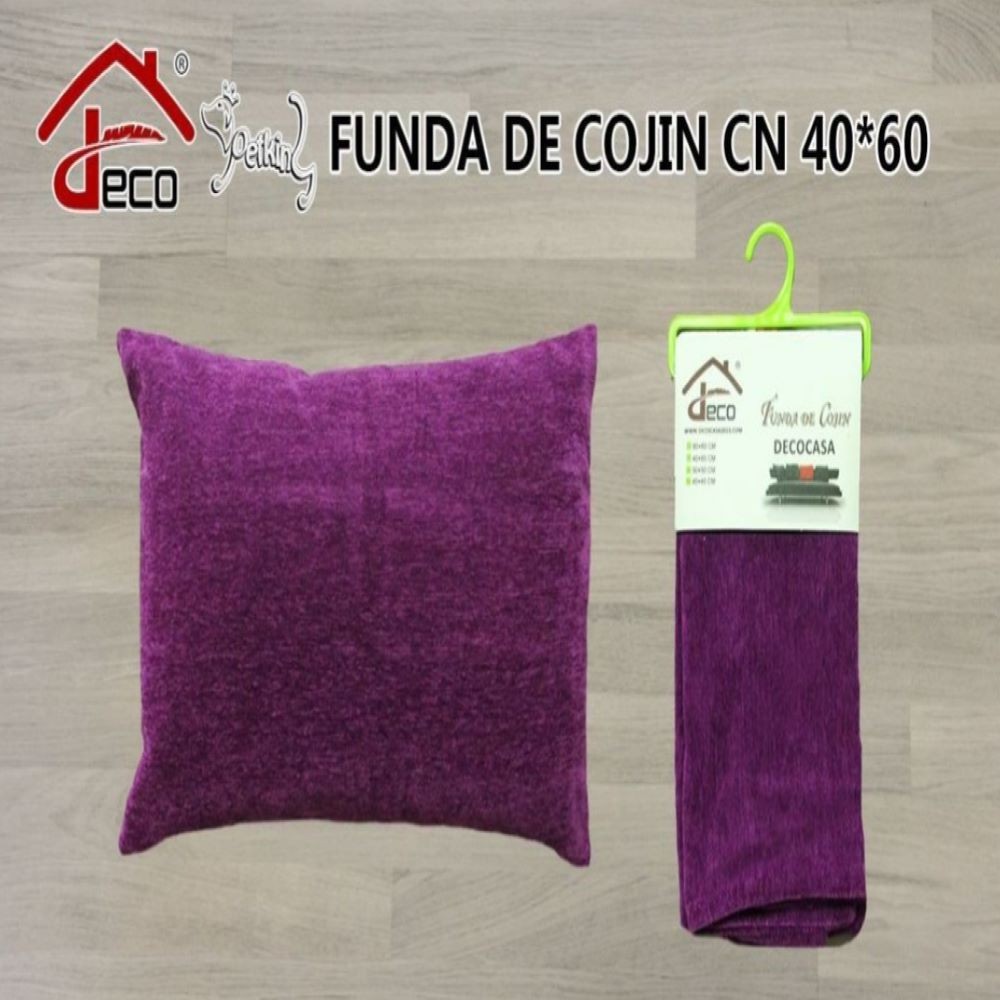 CUSHION COVER- PURPLE 40X60
