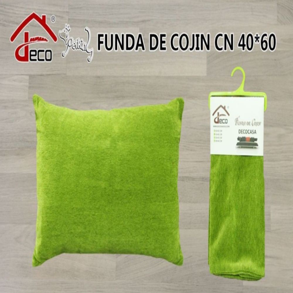FUNDA COJÍN- VERDE 40X60
