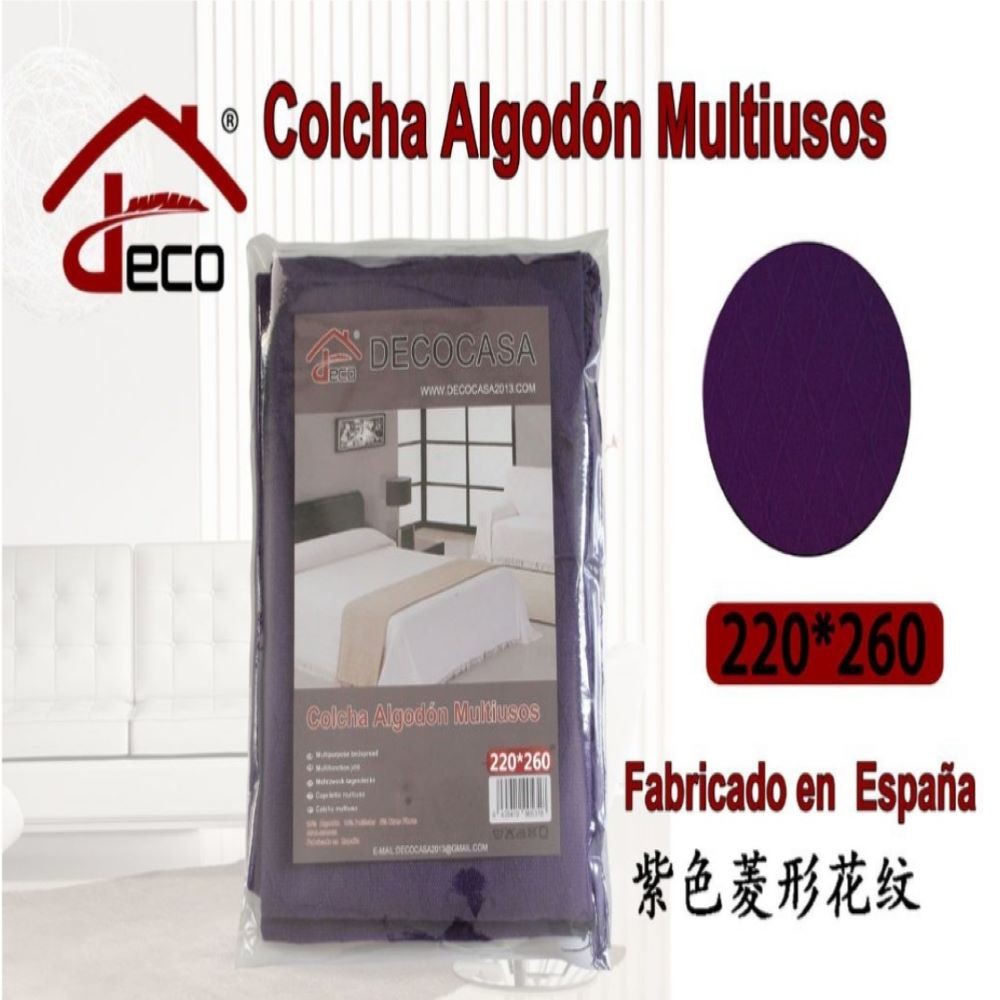 COLCHA MULTIUSOS MORADO...