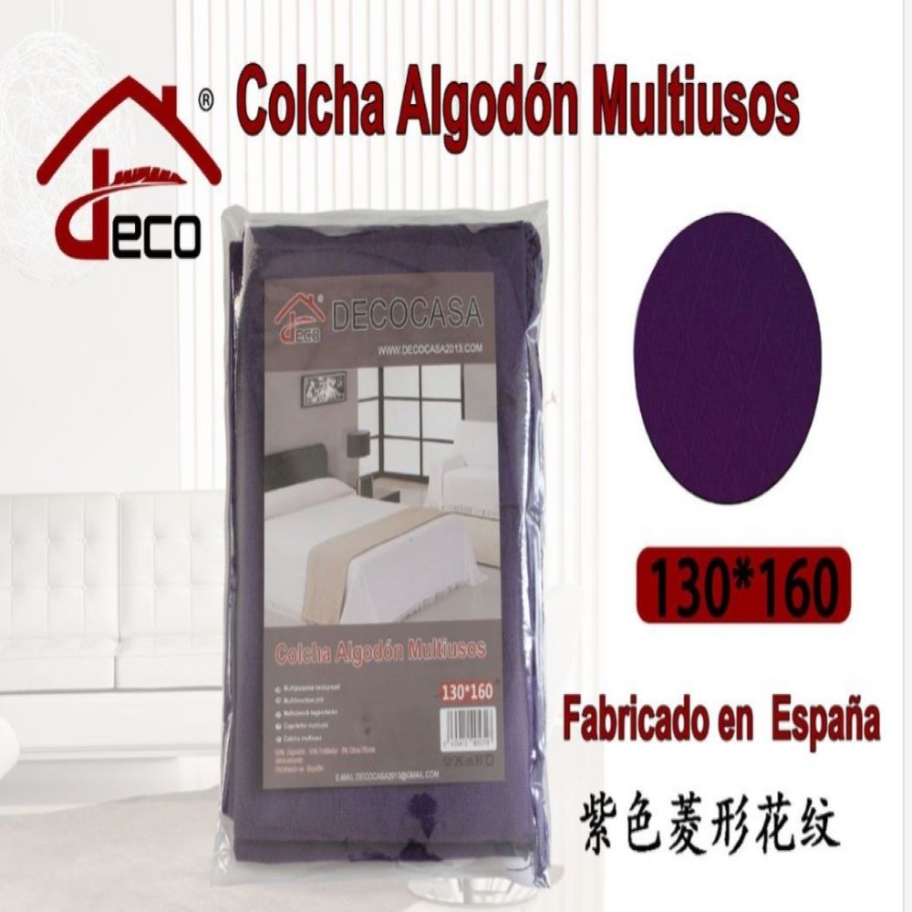 COLCHA MULTIUSOS MORADO...