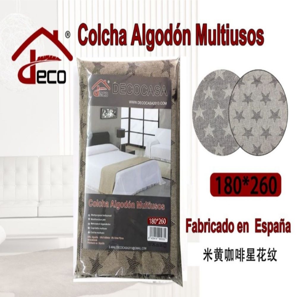 COLCHA MULTIUSOS ESTRELLAS...