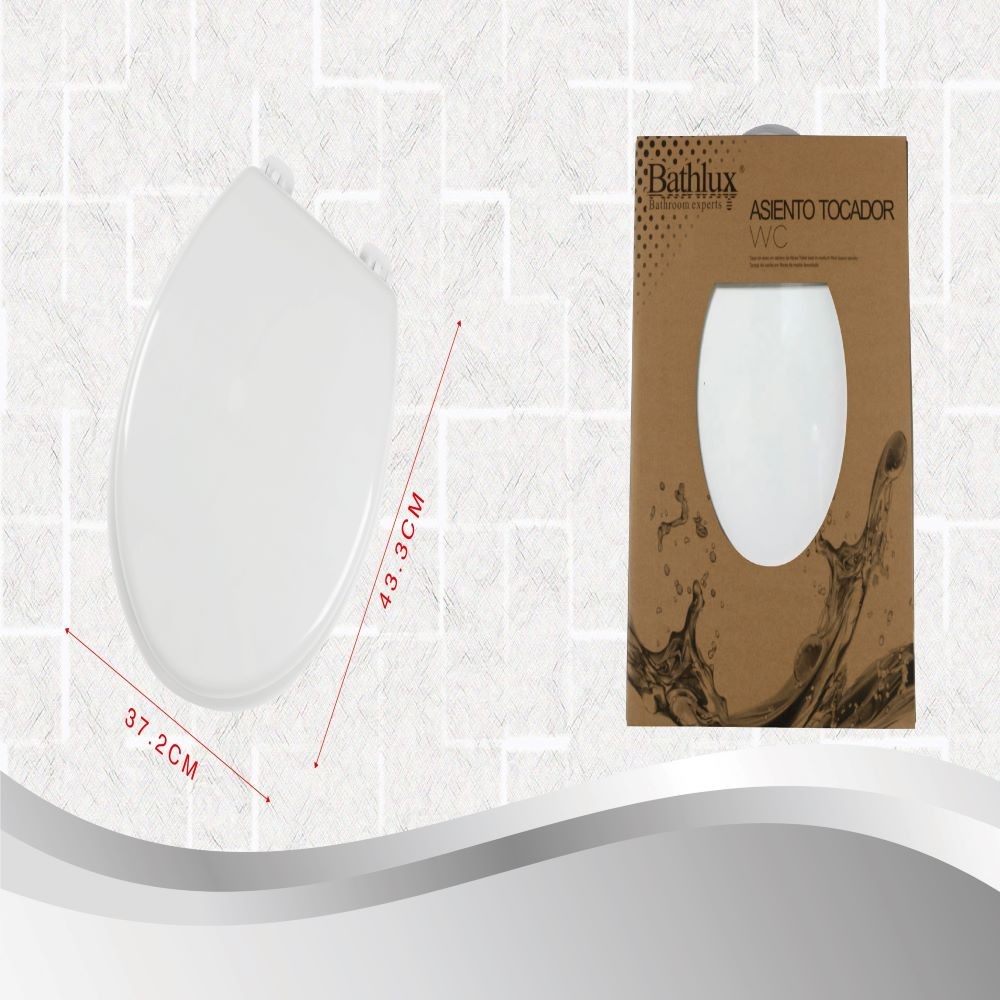 ASIENTO TOCADOR WC- BLANCO