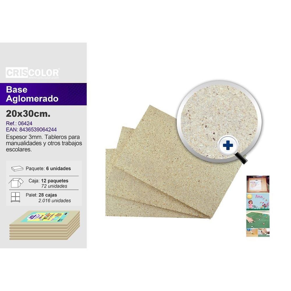AGGLOMERATE BASE 20X30