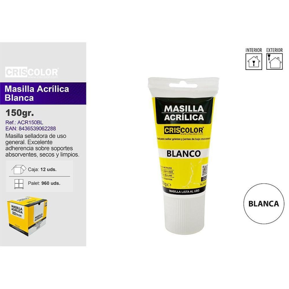 MASILLA ACRÍLICA BLANCO