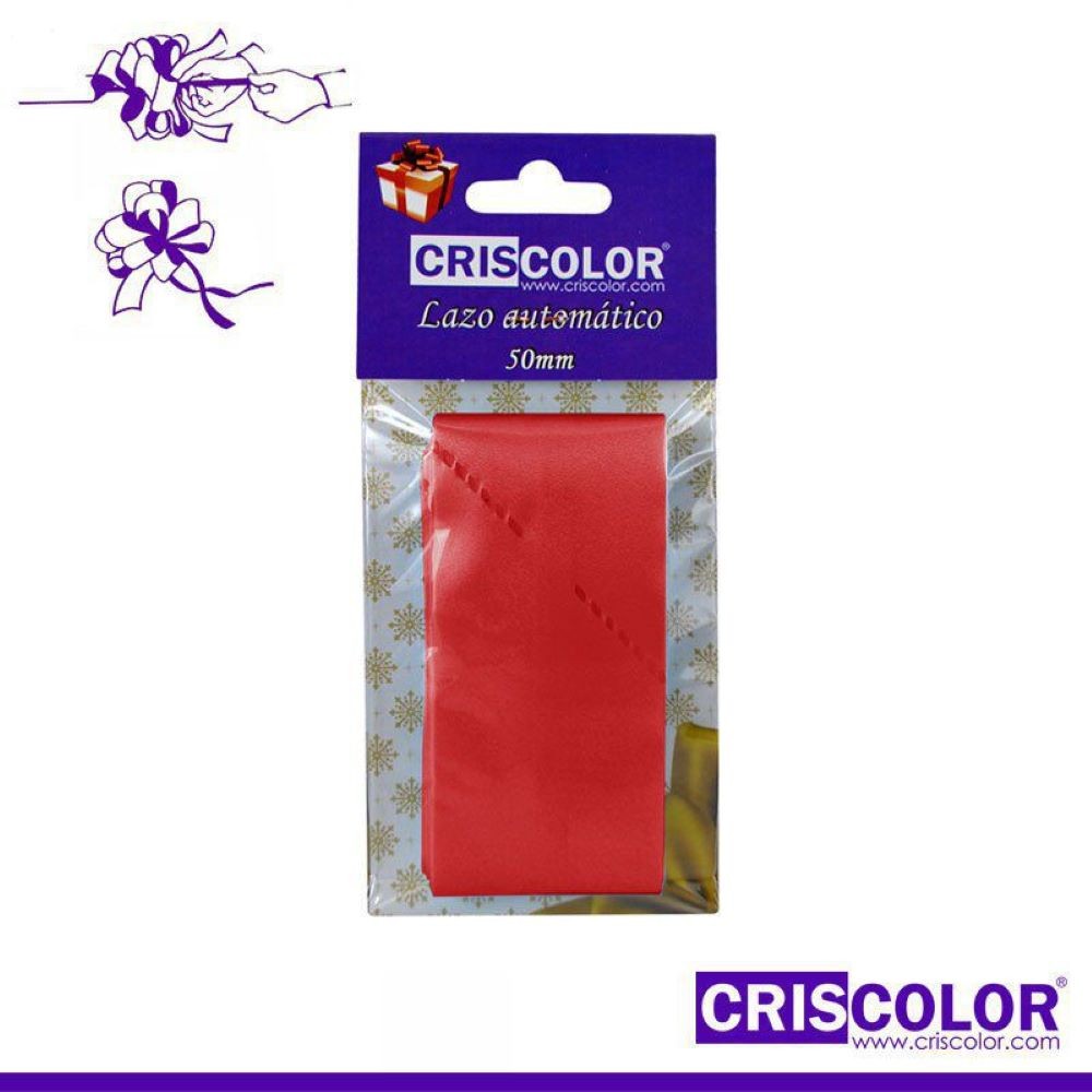 LAZO AUTOMÁTICO- 50/ROJO