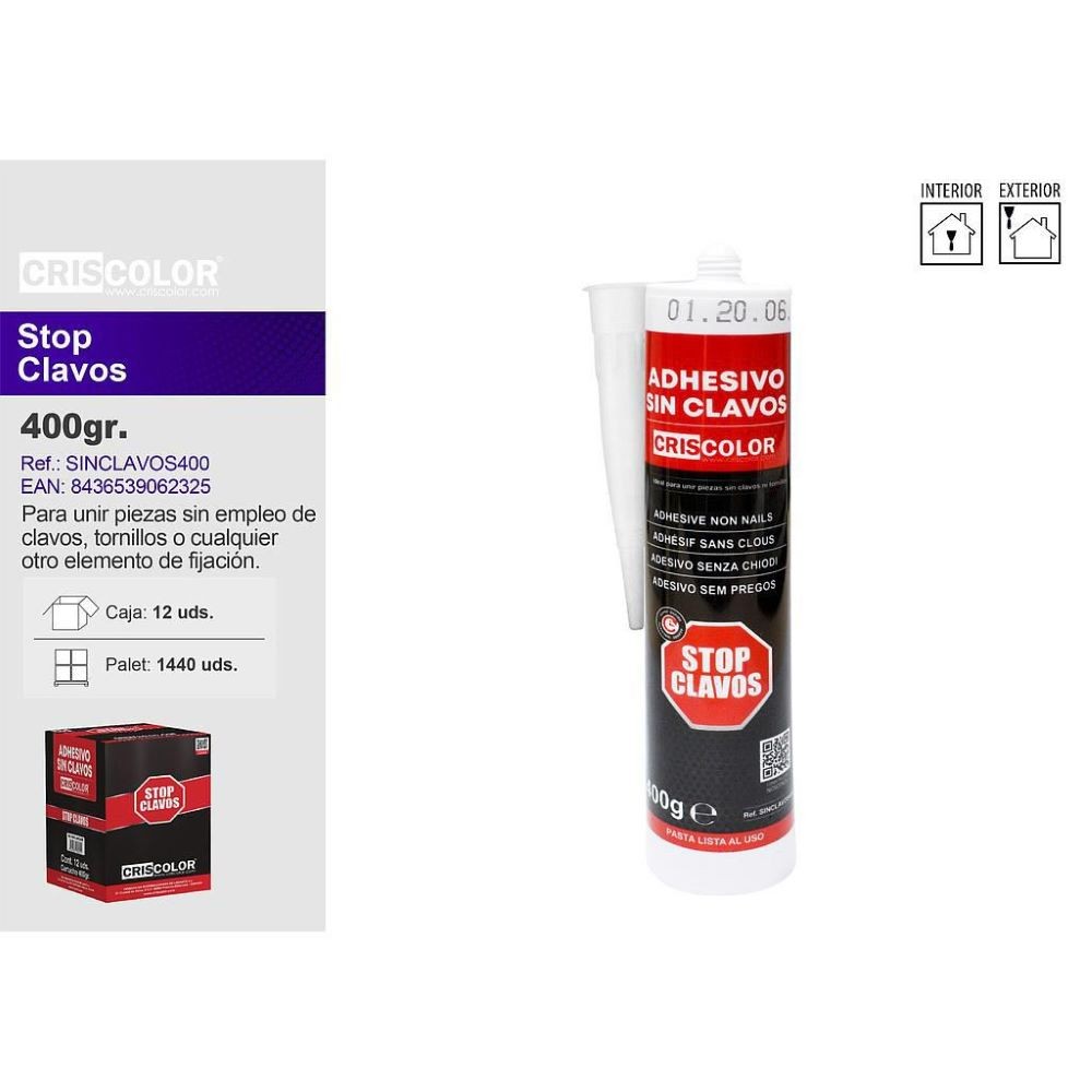 ADHESIVE WITHOUT NAILS 400 G