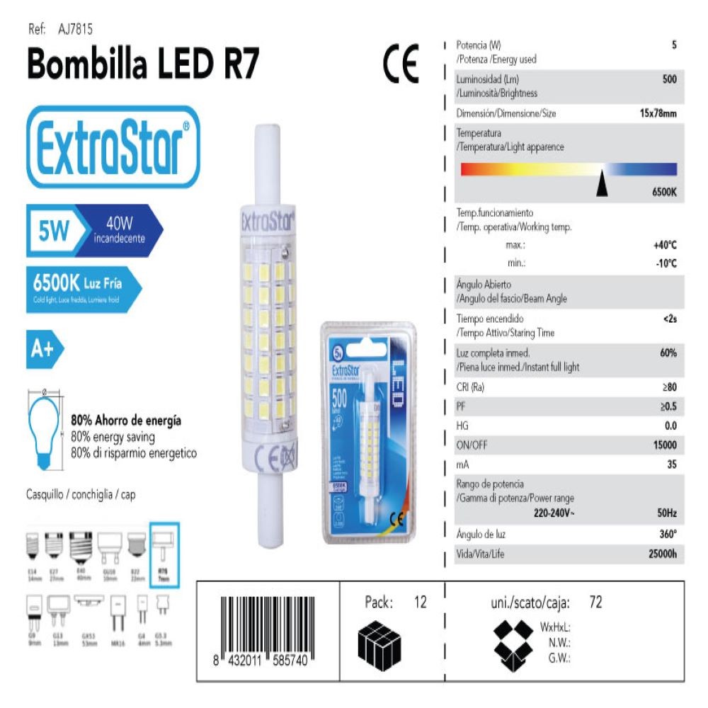 R7 LED BULB
