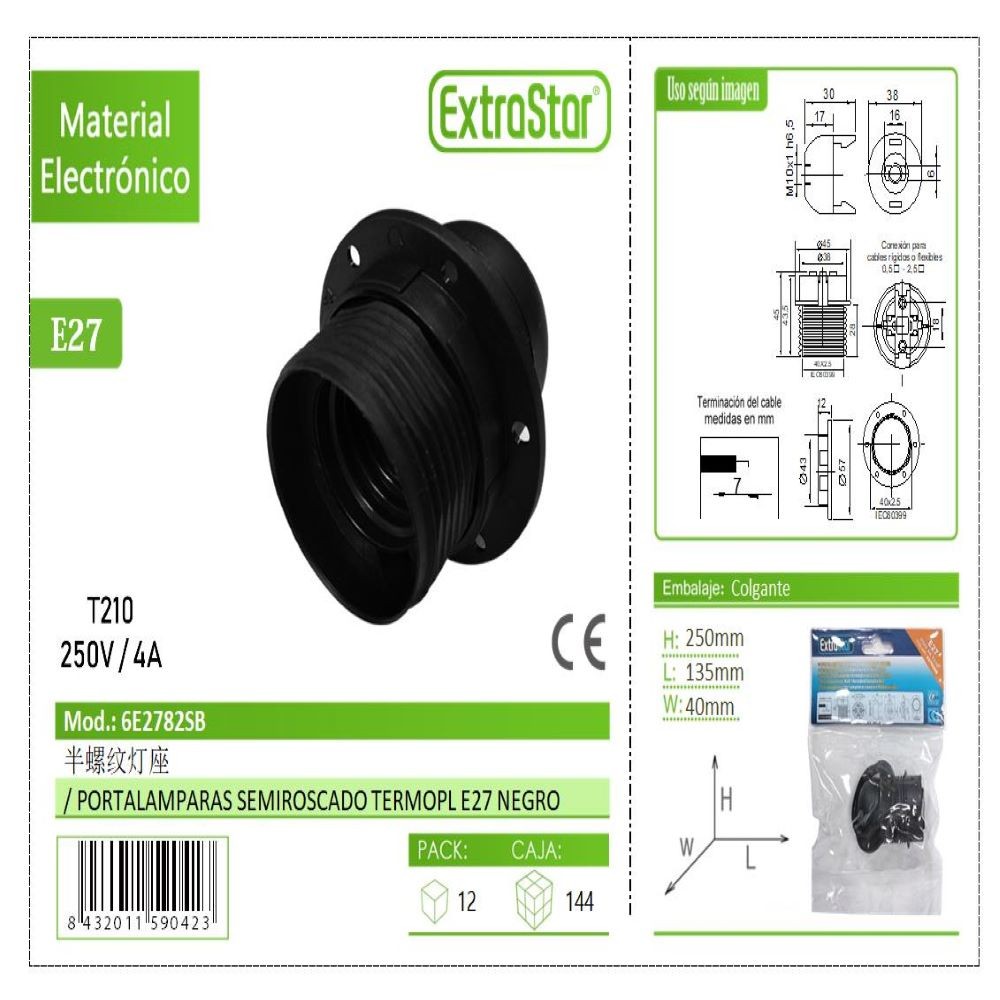 TERMOPL E27 LAMP HOLDER