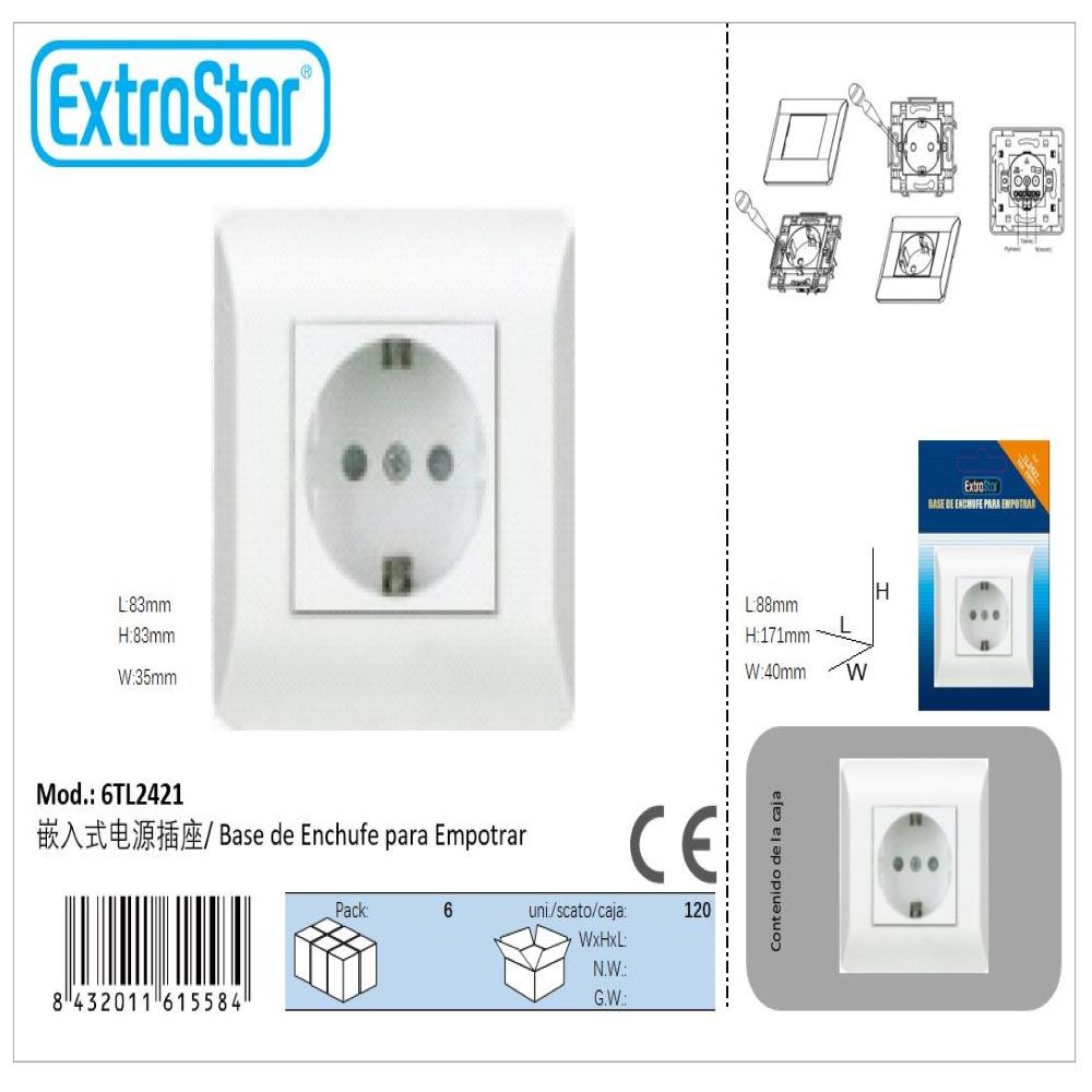 BLIS RECESSED PLUG BASE