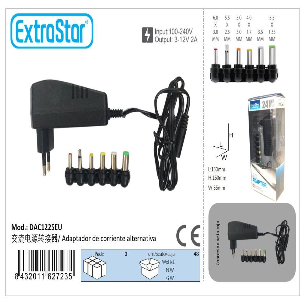 ADAPTADOR DE CORRIENTE