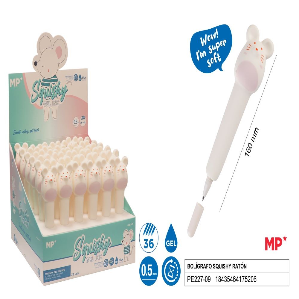 BOLÍGRAFO SQUISHY RATÓN