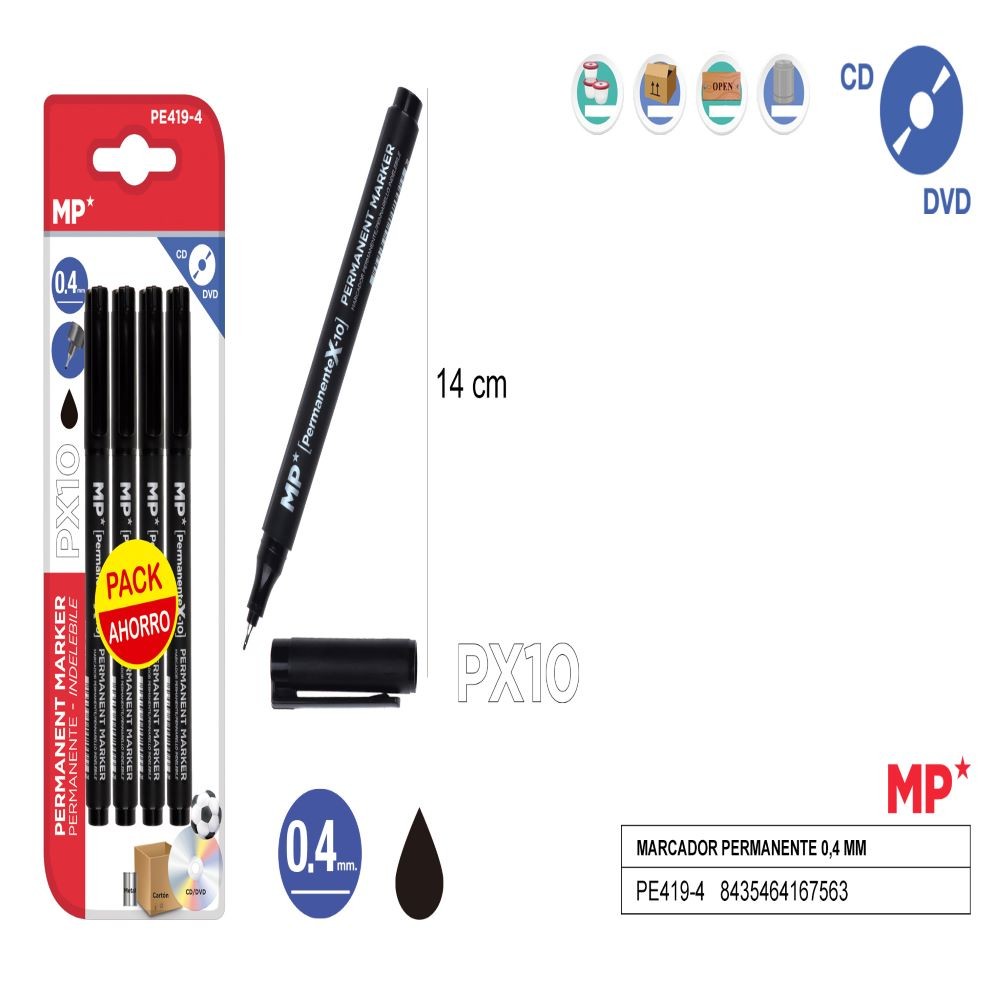 S4 PERMANENT MARKER BLACK