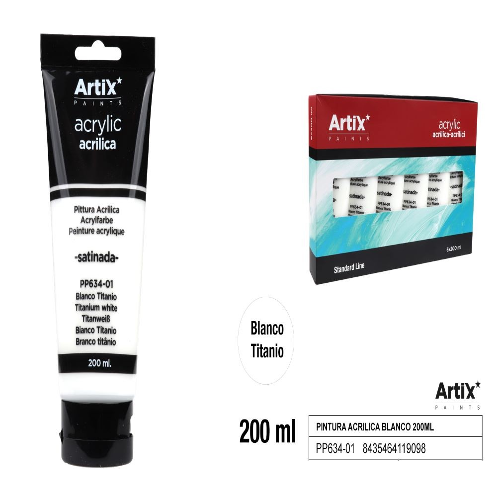 PINTURA BLANCO TITANIO 200ML