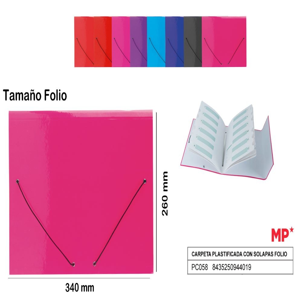 PINK PLASTIFIED FOLDER