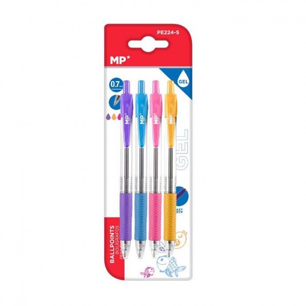 BOLÍGRAFOS COLOR TINTA GEL