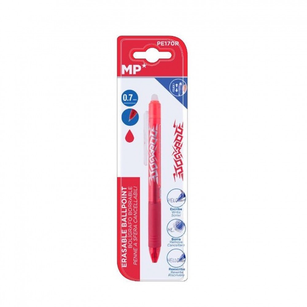 ERASABLE PEN CLICK RED