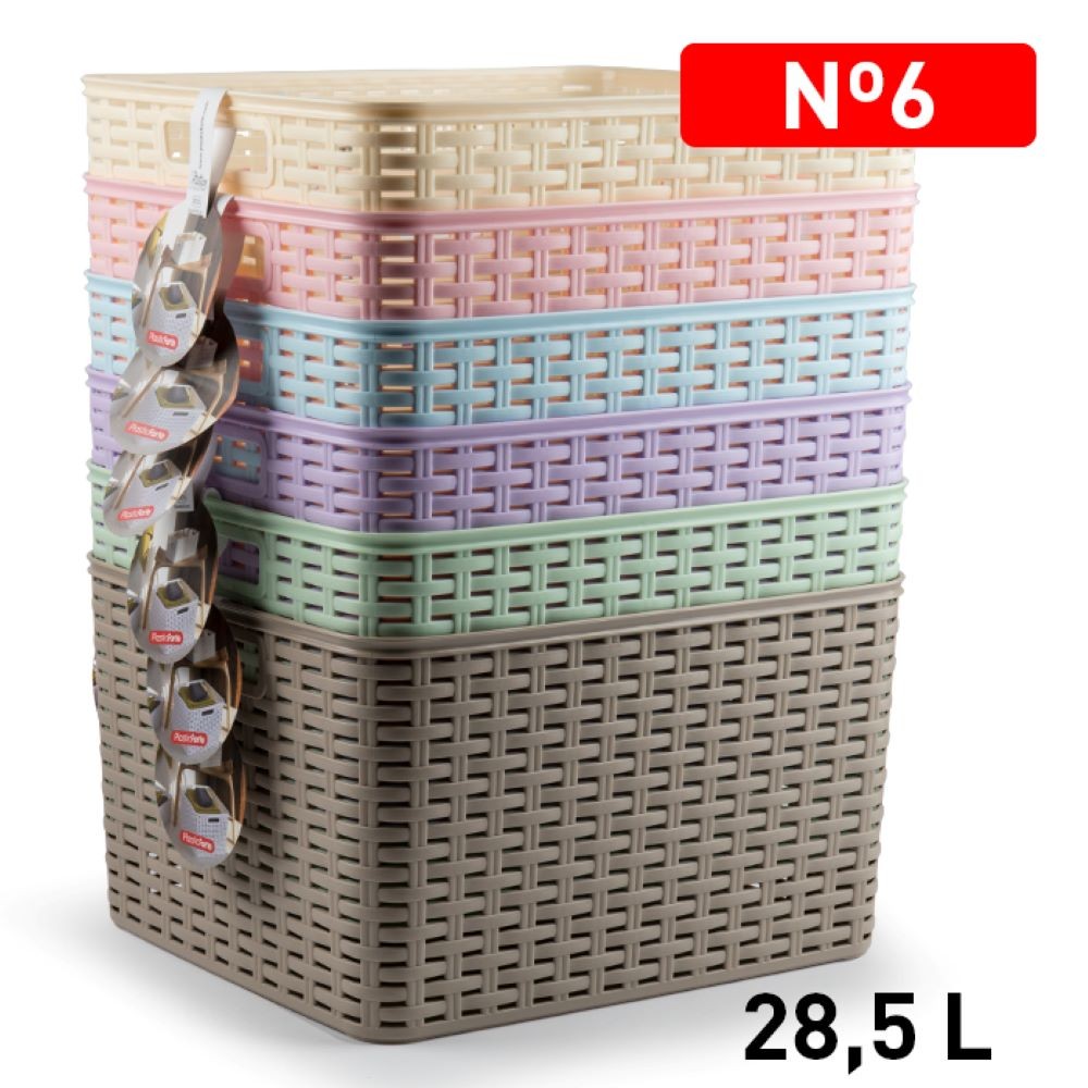 WICKER BASKET N6 COLOR