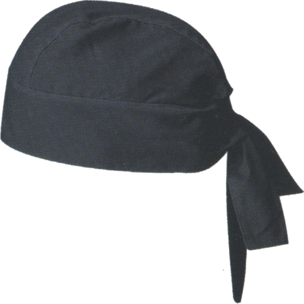 GORRO COCINA C/TIRAS NEGRO
